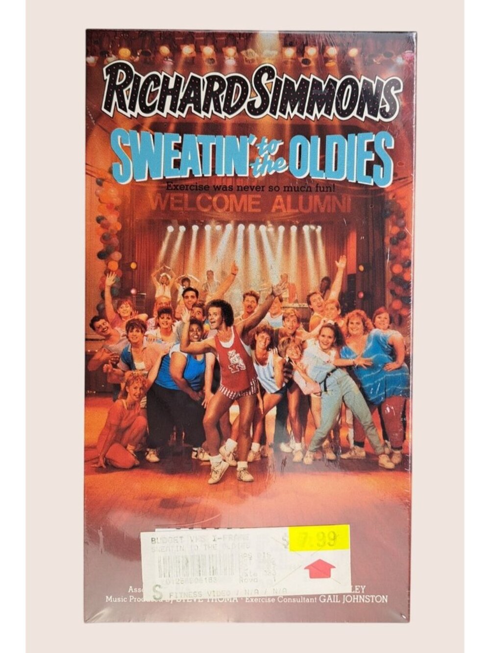 Vintage Richard Simmons Sweatin' To The Oldies VHS Workout Video Tape New Sealed